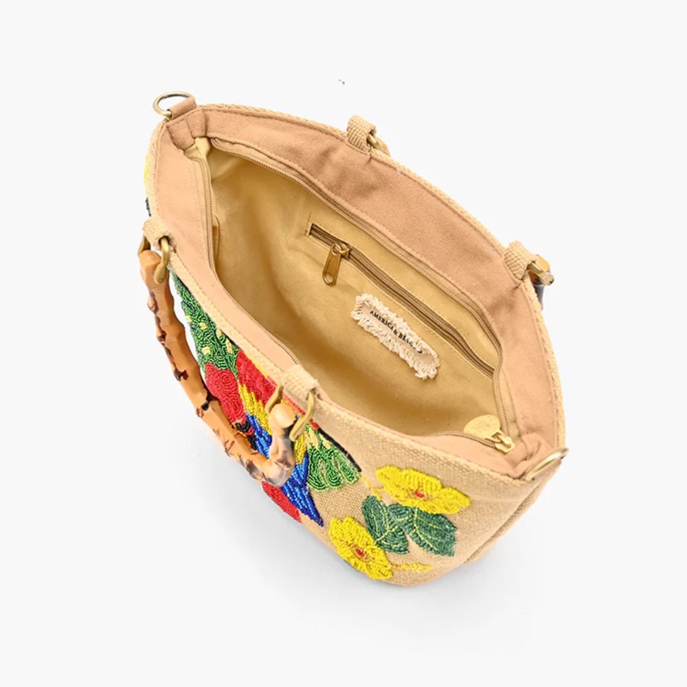 Beaded Toucan Macau Garden Mini Tote - Picture 5 of 7
